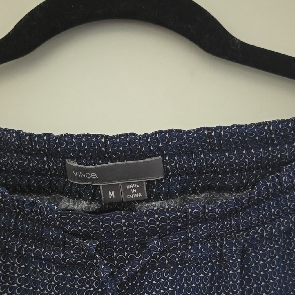 Vince Blue Patterned Top